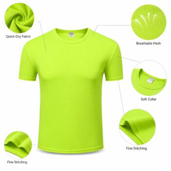 130gsm quick dry round neck t shirt koupan 1