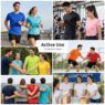 130gsm quick dry round neck t shirt koupan 2