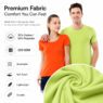 150gsm unisex cotton polyester crew neck t shirt chaplin 3