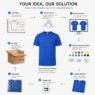 180gsm 100 cotton crew neck shirt seiyo 5