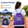 210d oxford drawstring bag with custom logo blades 5