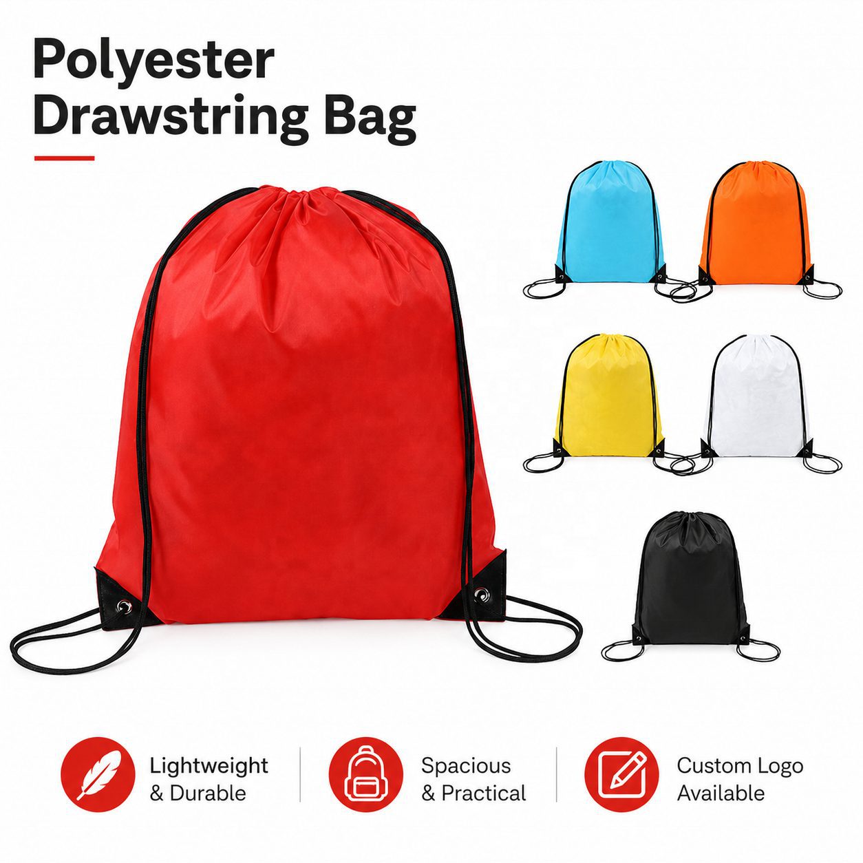 210d oxford drawstring bag with custom logo blades 210d oxford drawstring bag with custom logo blades