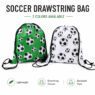 210d polyester football drawstring bag for sports gym