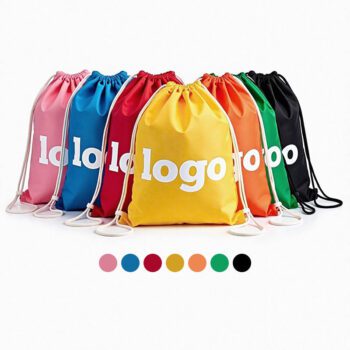210d polyester sports draw string bags uznam