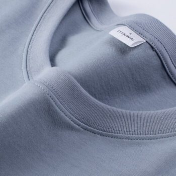 220 gsm heavyweight oversized cotton t shirt with logo 3