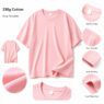 230gsm cotton drop shoulder t shirt minton 1