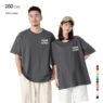 260 gsm heavyweight drop shoulder cotton t shirt 1