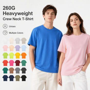 260gsm super heavyweight cotton t shirt bandul