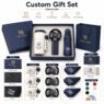 3 in 1 business gift set with tumbler fan umbrella 3
