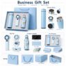 3 in 1 gift set with stainless steel bottle mini fan umbrella 1