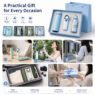 3 in 1 gift set with stainless steel bottle mini fan umbrella 2