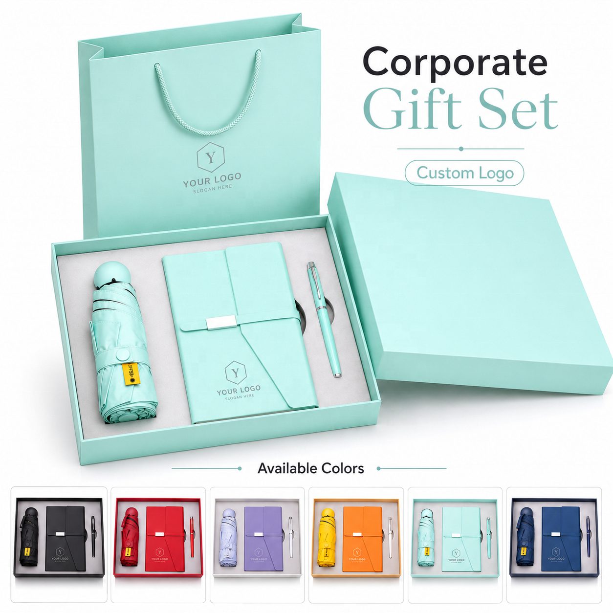 3 in 1 gift set with umbrella notebook pen 3 in 1 gift set with umbrella notebook pen