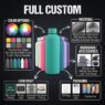 304 stainless steel sport bottle solarix 6874 3