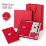 4 in 1 corporate gift set notebook pen keychain business card holder