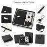 4 in 1 gift set notebook pen keychain card holder 1