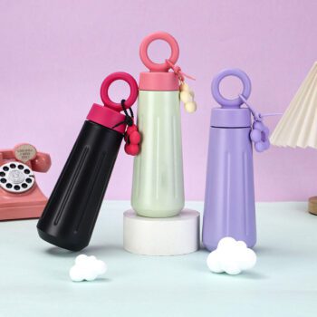 450ml flowers stainless steel water bottles 1