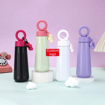450ml flowers stainless steel water bottles