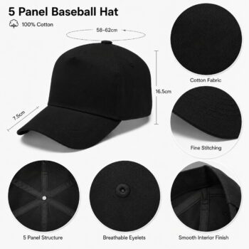 5 panel embroidered baseball hat bongs 1