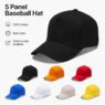 5 panel embroidered baseball hat bongs