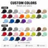5 panel structure cotton baseball cap mariner 2