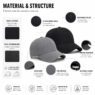 5 panel structure cotton baseball cap mariner 3
