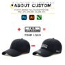 6 panel structure cotton baseball cap 1