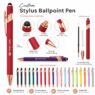 aluminum stylus ballpoint pen clexton 1