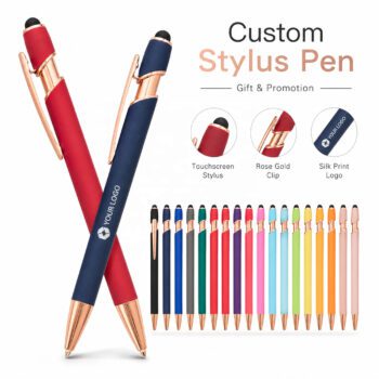 aluminum stylus ballpoint pen clexton