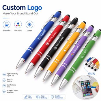 aluminum touch stylus ballpoint pen zukry 5