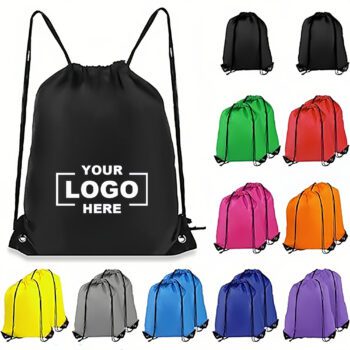 cheap sports polyester drawstring bags