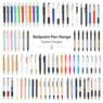 colorful soft touch plastic ballpoint pen polus 4