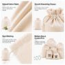 cotton drawstring bags packaging pouch maziu 2