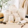 cotton drawstring bags packaging pouch maziu 3