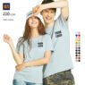 custom 210 gsm 100 cotton crew neck t shirt for men