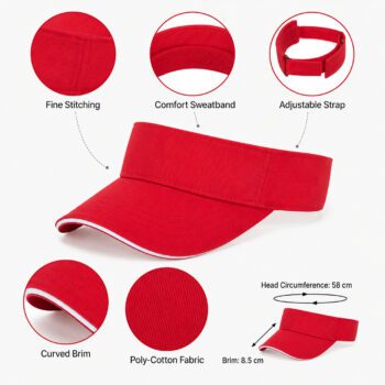 custom logo outdoor sun visor hat orban 1