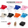 custom logo outdoor sun visor hat orban 3