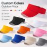 custom logo outdoor sun visor hat orban 4