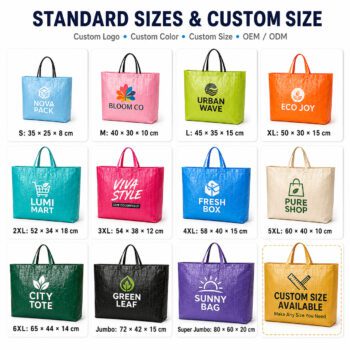 custom logo pp woven tote bag blaster 1