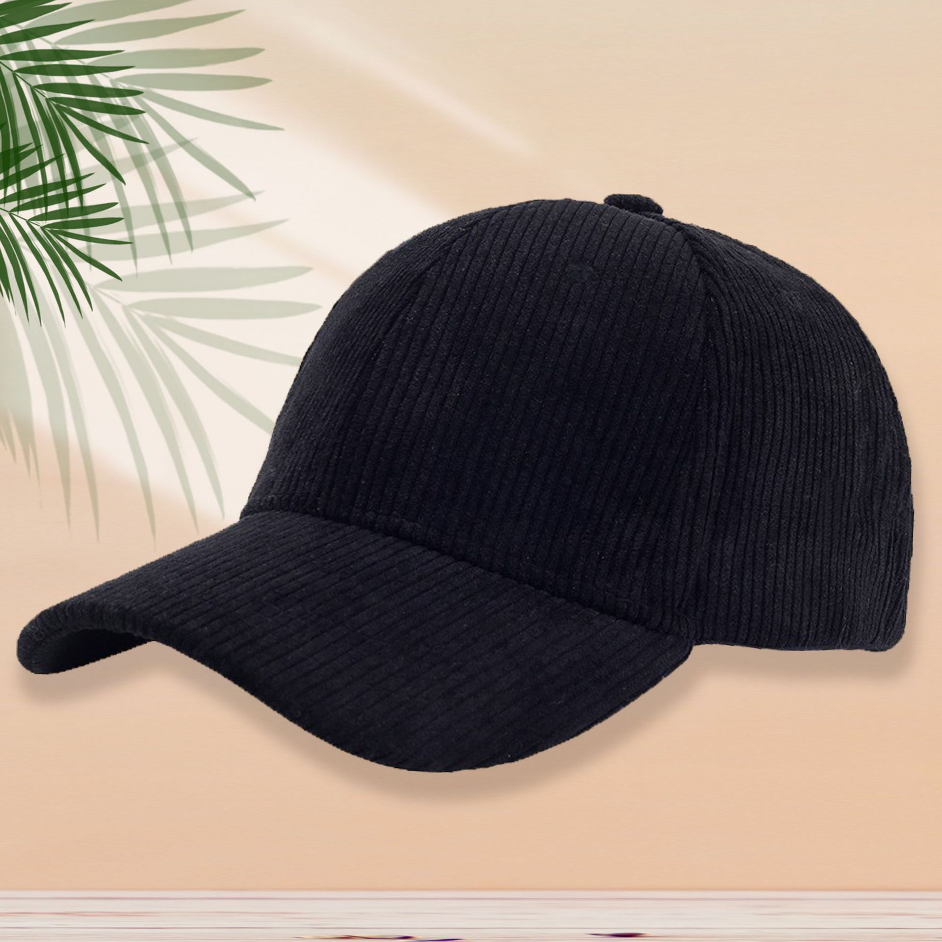 custom logo vintage corduroy baseball cap for corporate swag 3
