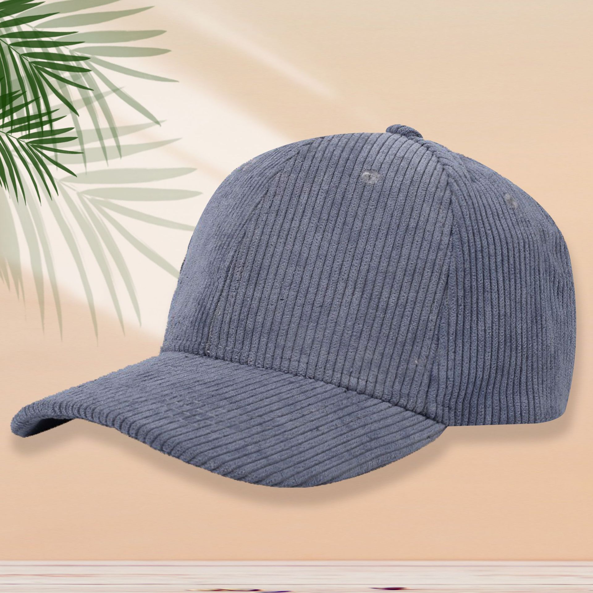 custom logo vintage corduroy baseball cap for corporate swag 4