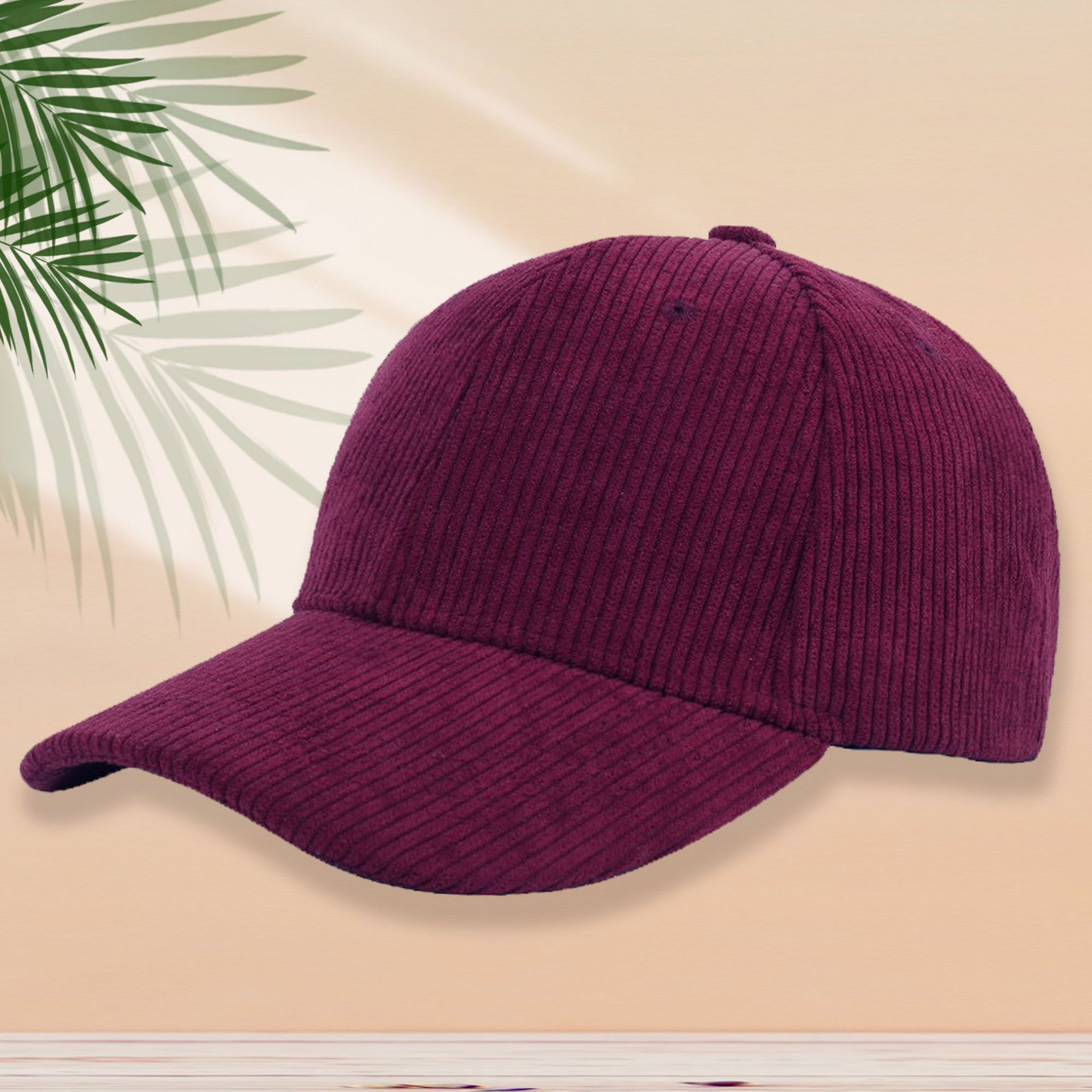 custom logo vintage corduroy baseball cap for corporate swag 5