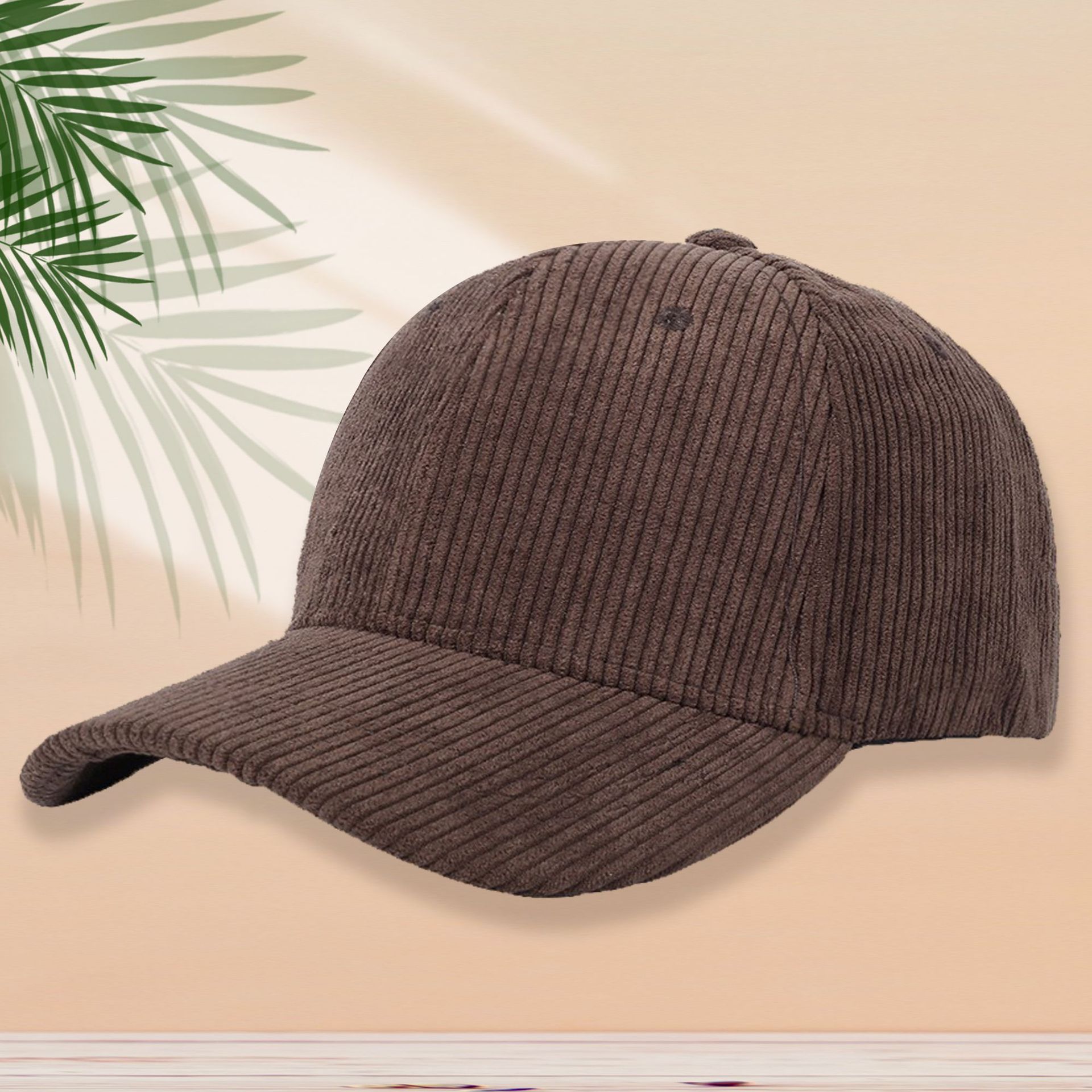 custom logo vintage corduroy baseball cap for corporate swag 6