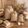 custom natural fiber jute drawstring bags faylan 3
