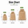 custom natural fiber jute drawstring bags faylan 4