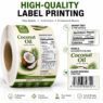 custom oil resistant self adhesive roll stickers 1