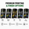 custom waterproof bottle labels for health industry 3
