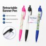 customize plastic banner ballpoint pen tinkin