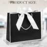 customized paper bag with bow and ribbon taurel 1
