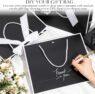customized paper bag with bow and ribbon taurel 3
