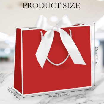 customized paper bag with bow ribbon cynthia 1